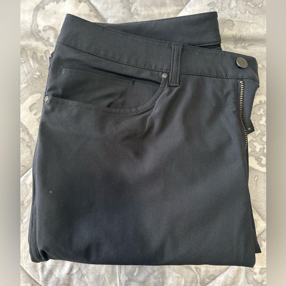 lululemon athletica Black Chinos with Classic Cut